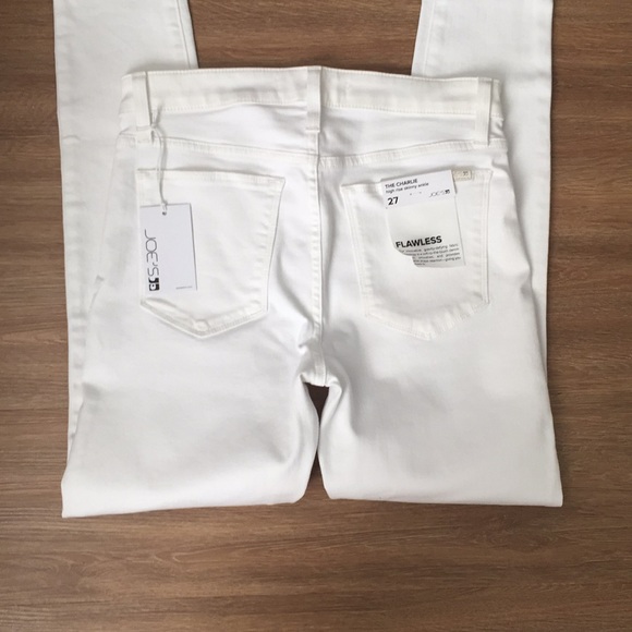Joe’s Jeans white skinny jeans high waisted NWT - Picture 3 of 7